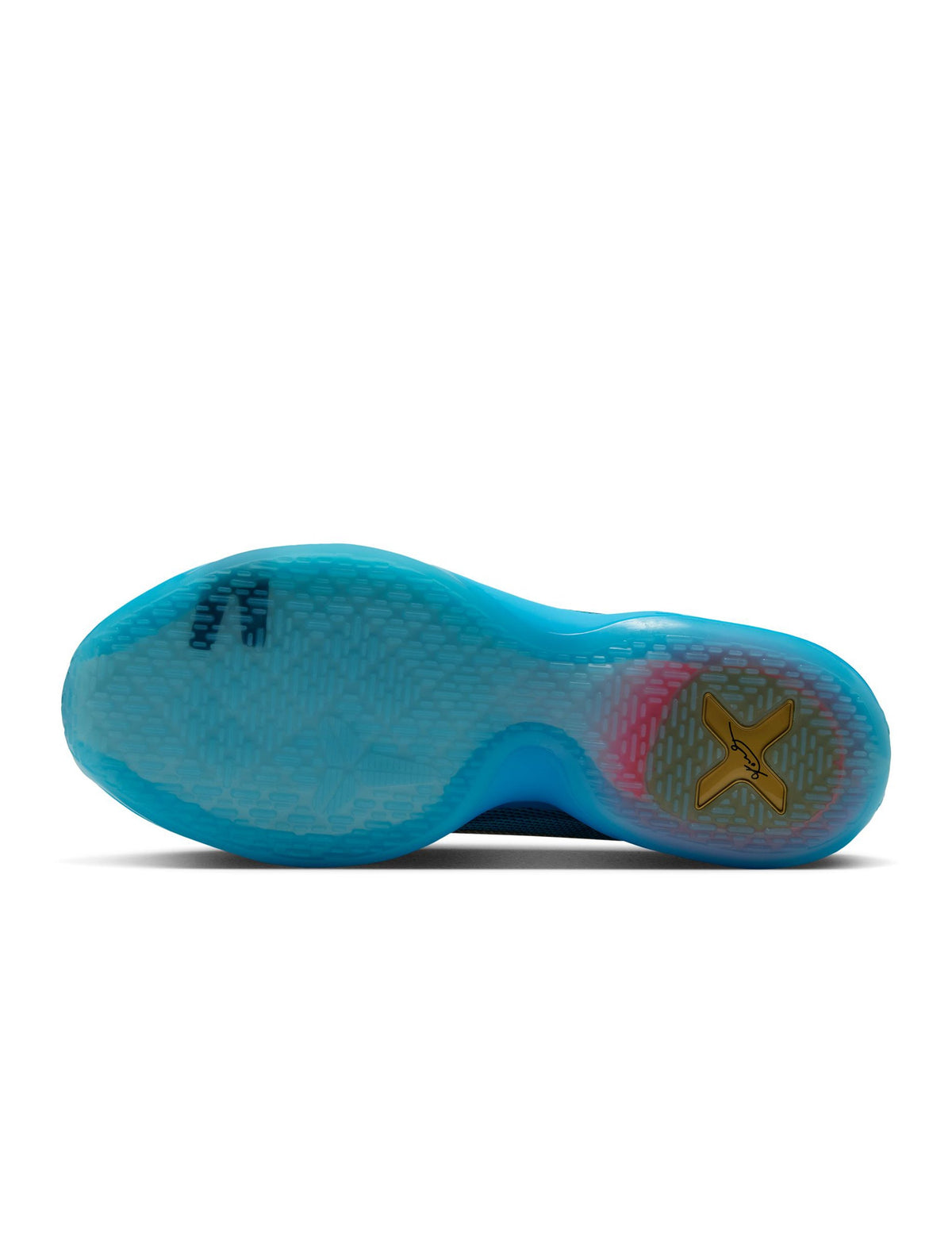 Nike Men Kobe X Protro sneakers in Blue Lagoon with white accents, showcasing a stylish athletic footwear design.