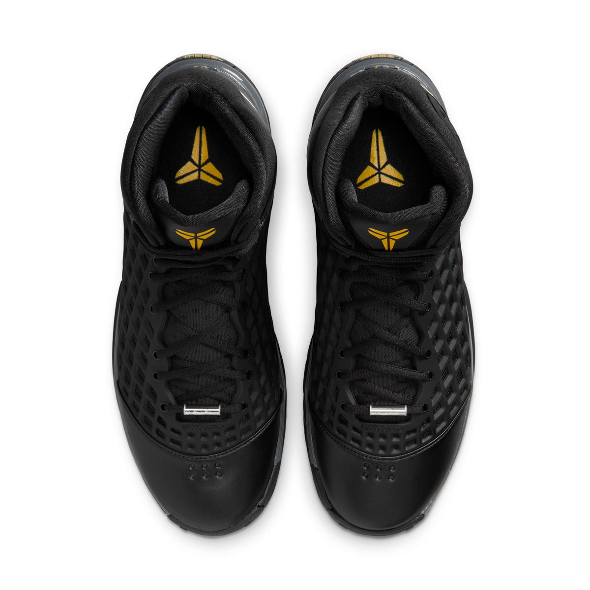 Nike Kobe III Low Protro men's footwear in Orca color, featuring sleek black and white design with Nike branding.