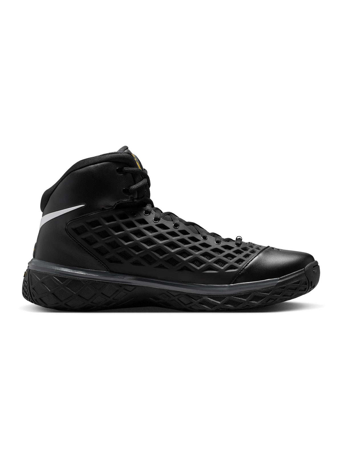 Nike Kobe III Low Protro men's footwear in Orca color, featuring a sleek low-top design with black and white accents.