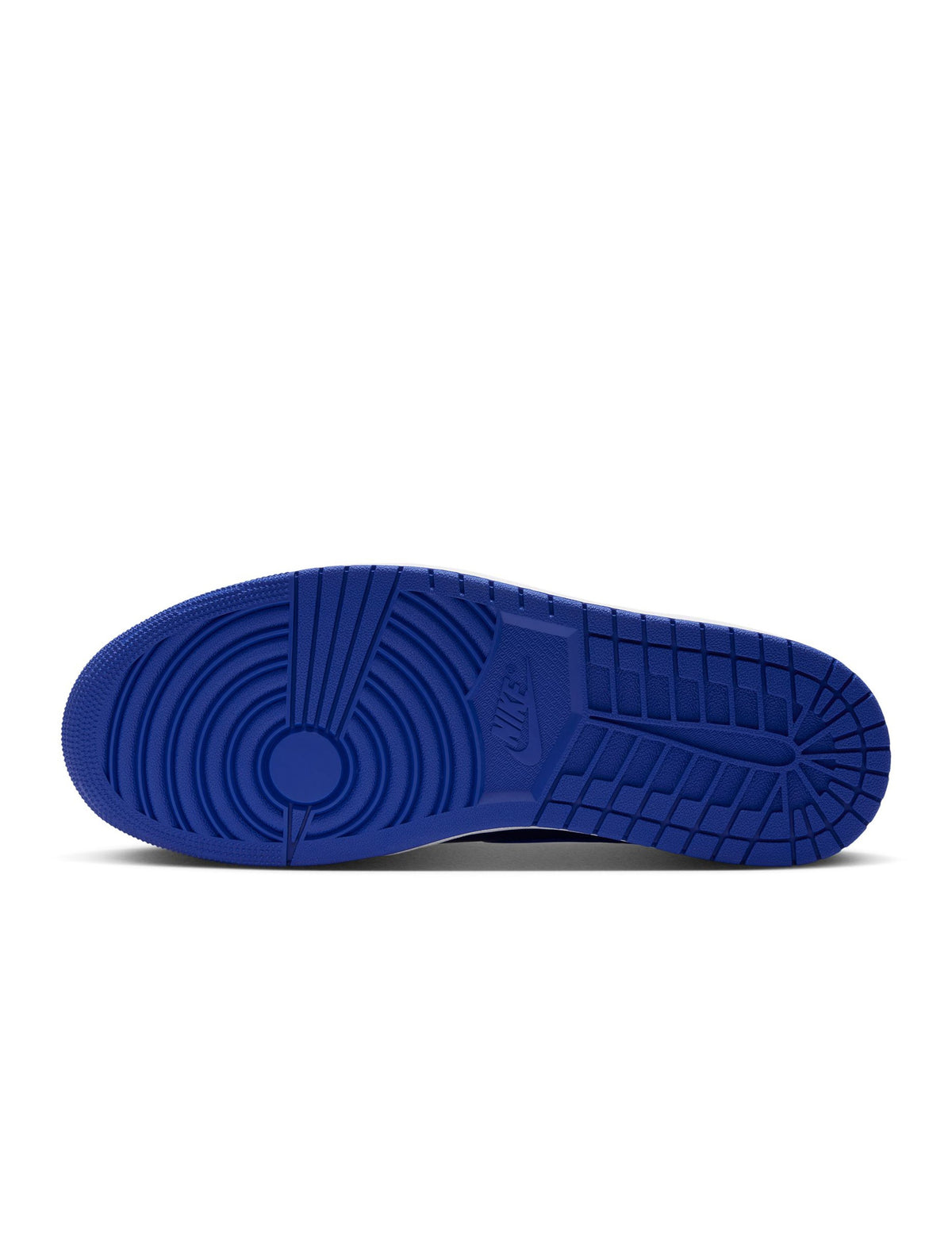Men's Air Jordan Retro 1 High OG Royal sneakers featuring a blue leather upper and iconic high-top design.