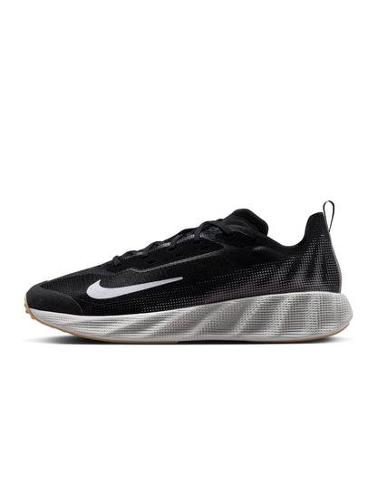 Black and white Nike Mens Ava X Mesh sneakers featuring breathable mesh uppers and stylish design.