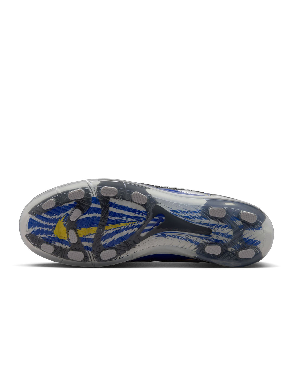 Nike men's Cryoshot Mercurial Vapor R9 OG soccer cleats in varsity royal blue