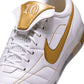 Nike Tiempo Legend R10 OG men's white football boots, side view with Cryoshot detailing