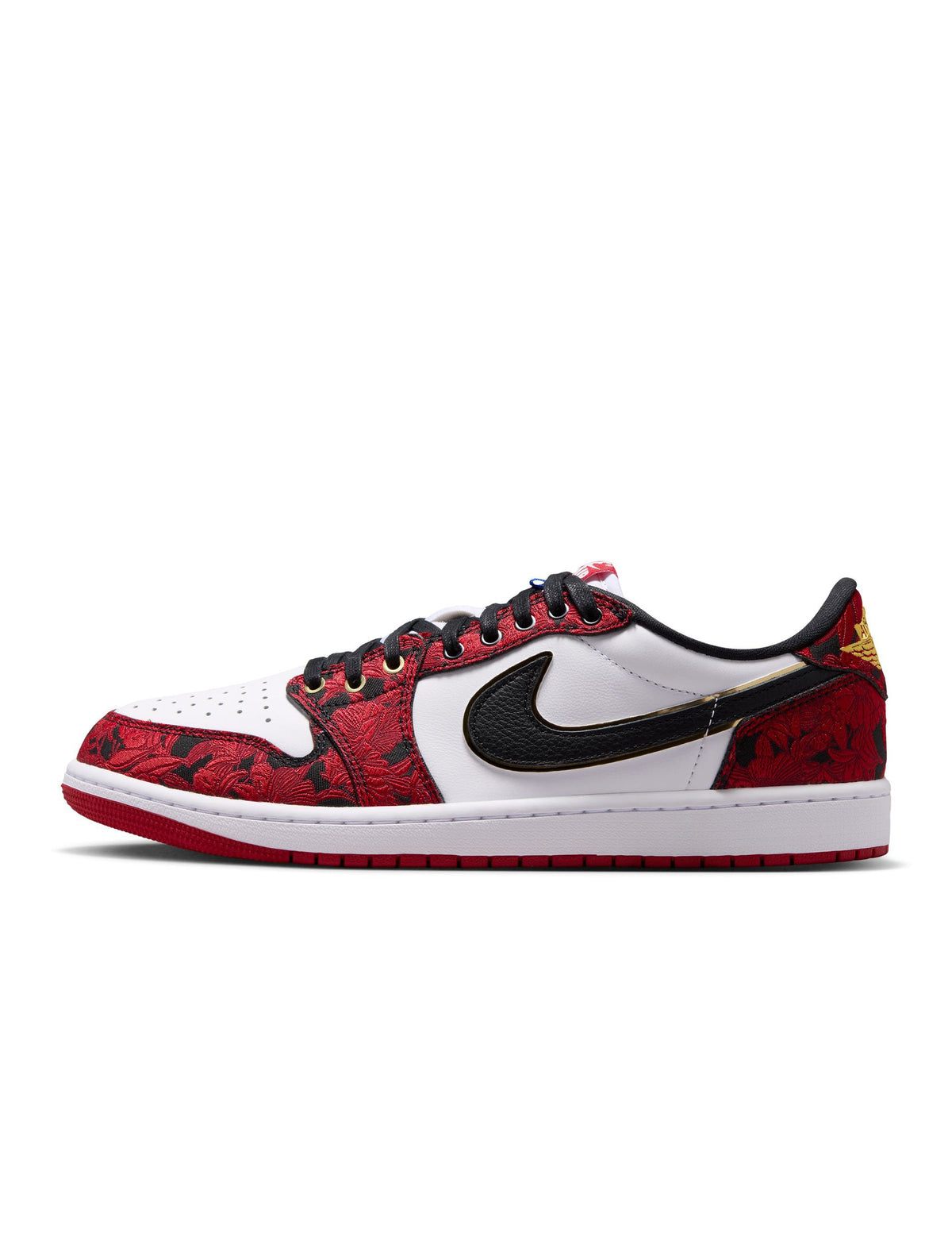 Men's Air Jordan 1 Retro Low Garden sneakers by Denim Exchange, featuring a stylish low-top design in vibrant colors.