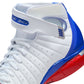 Nike Air Zoom Huarache 2K4 All Star men's white sneakers with varsity royal and red accents