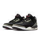 Air Jordan 3 x Levi's® black and white men's footwear by Denim Exchange