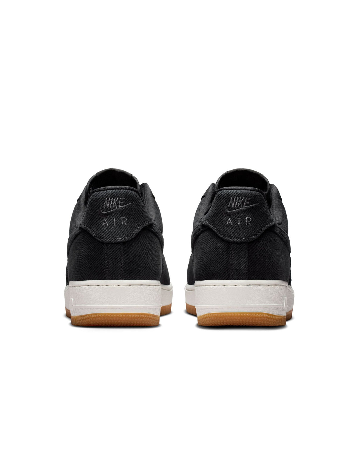 Nike men's Air Force 1 '07 LV8 Denim Black sneakers by Denim Exchange
