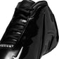 Nike men's Zoom Hyperflight black athletic shoes, featuring sleek design and supportive sole, displayed on a plain background.