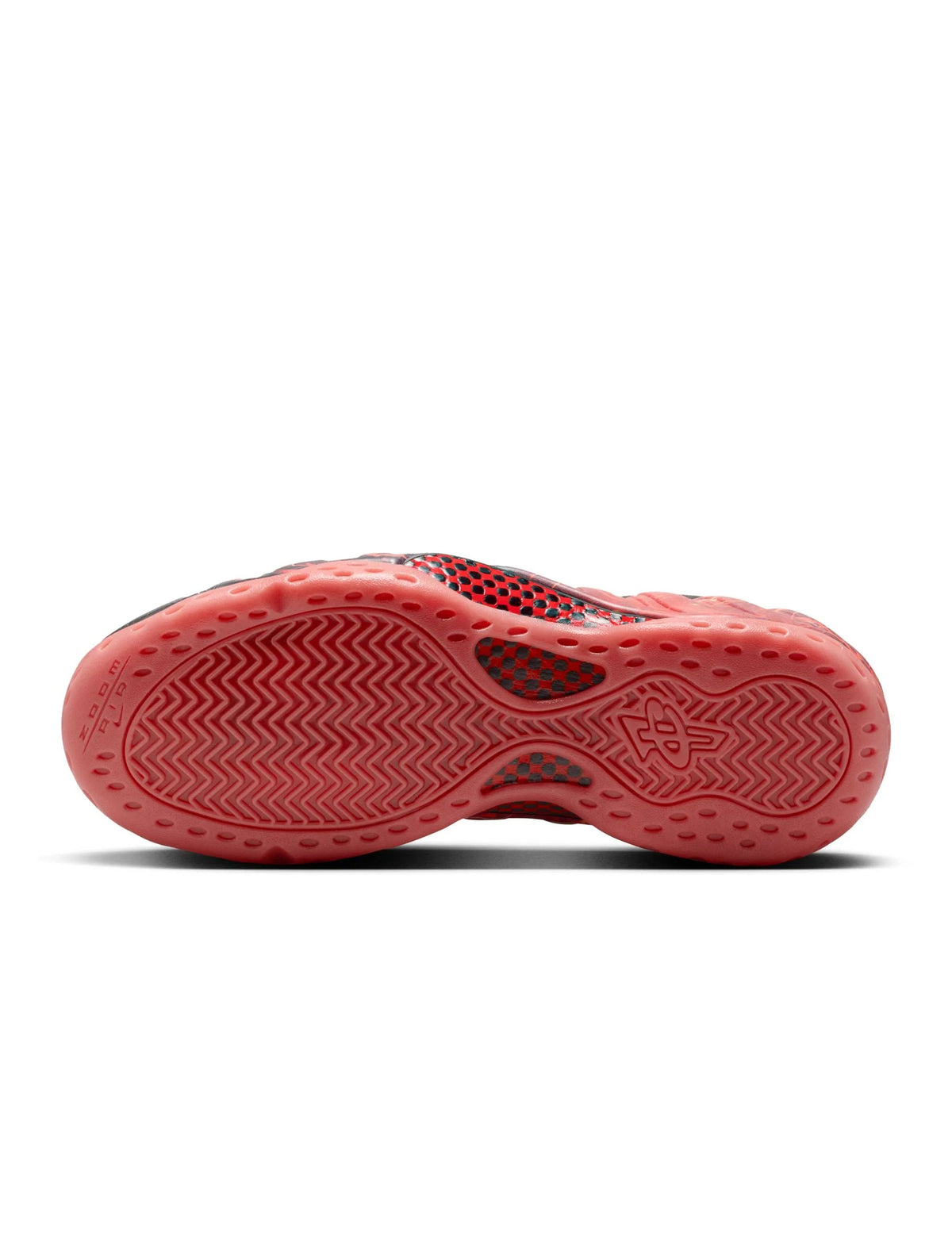 Nike x Stranger Things Men's Air Foamposite One Vecna sneakers in black and red, side view