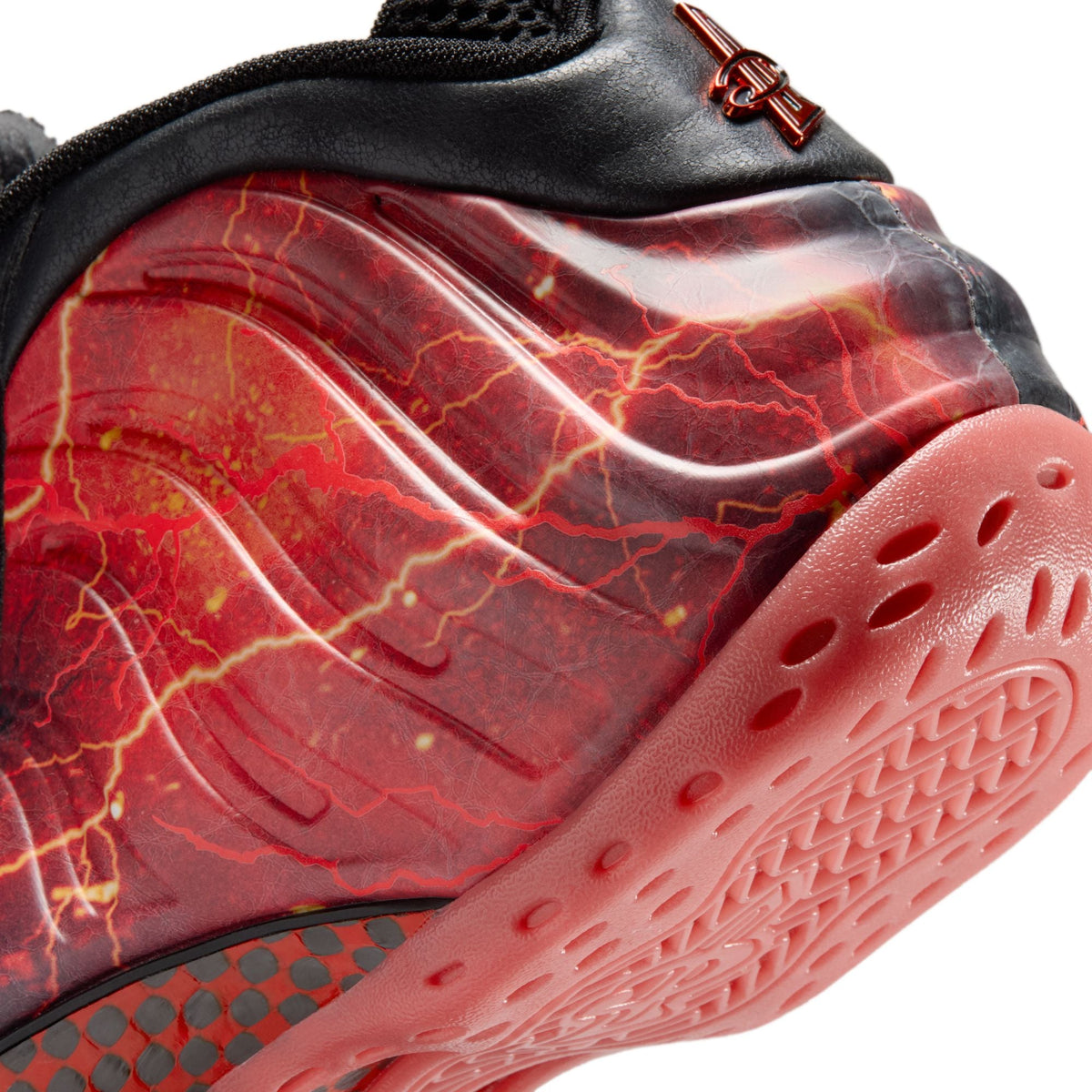Nike x Stranger Things Men's Air Foamposite One Vecna sneakers in black and red with graphic details