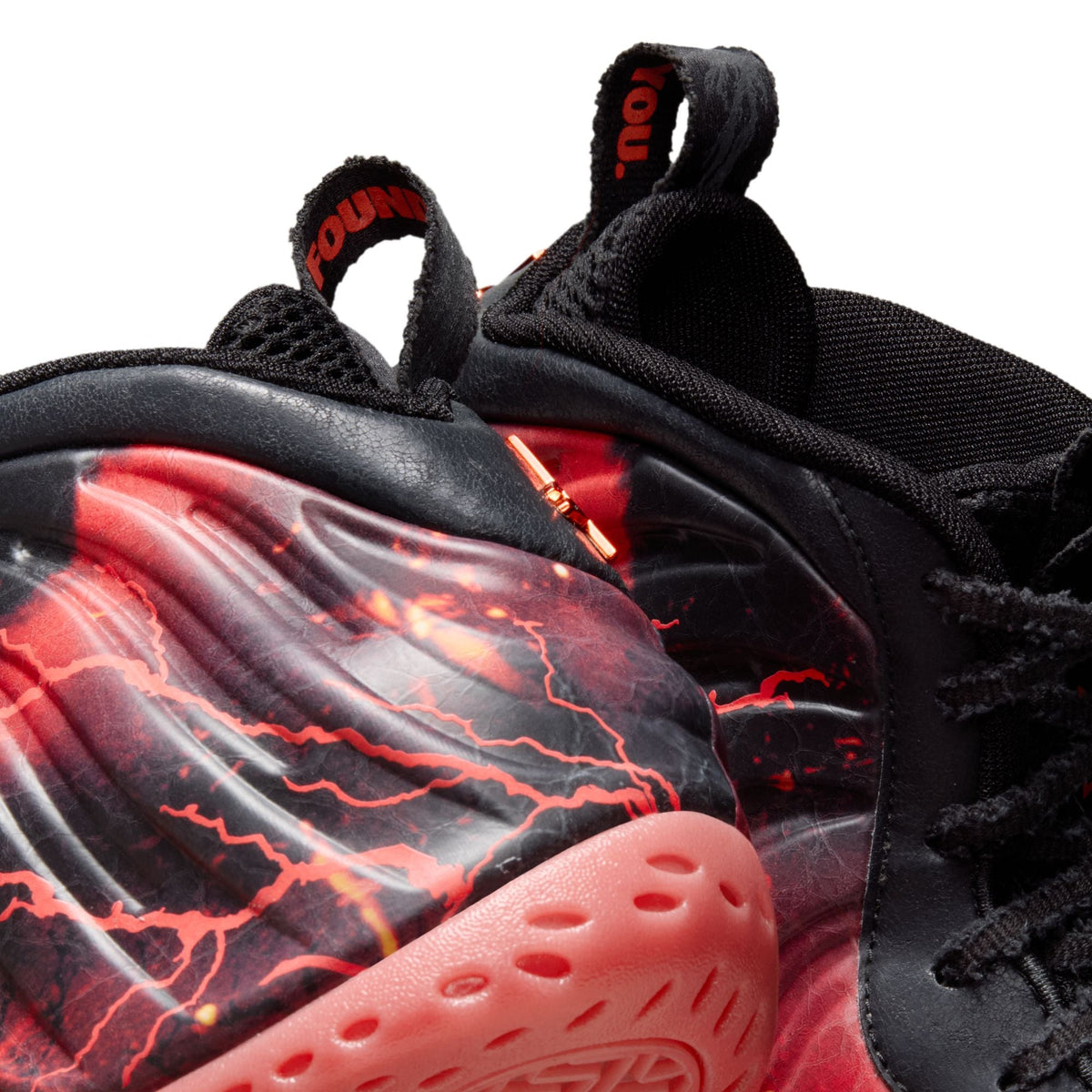 Nike x Stranger Things Men's Air Foamposite One Vecna sneakers in black and red with graphic detailing
