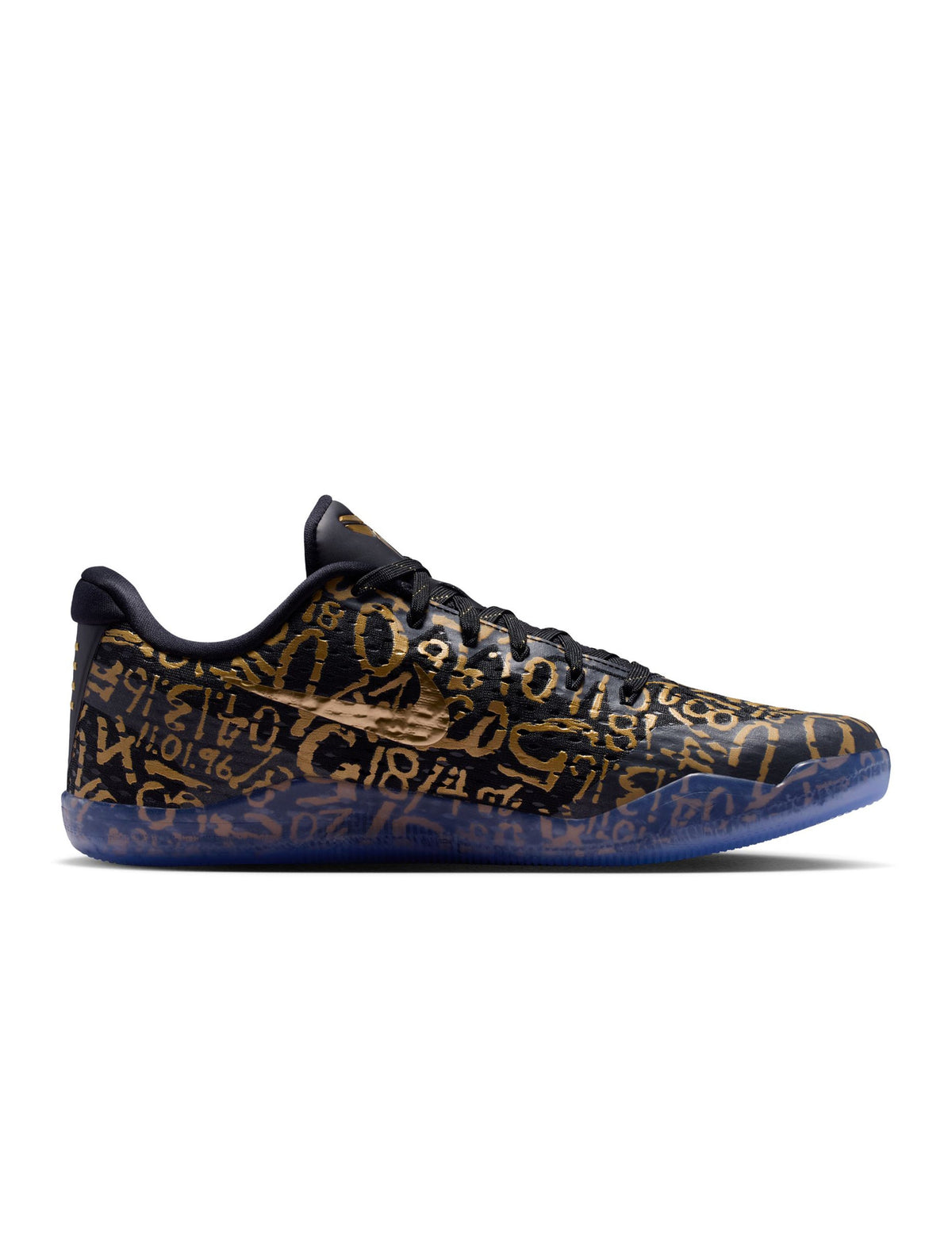 Denim Exchange Nike Kobe XI Protro Mamba Day men's footwear in black, white, and gold sneakers
