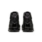 Black Nike Air Zoom Huarache 2K4 OT men's footwear with sleek design and athletic style, shown from side view.