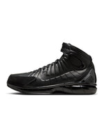 Black Nike Mens Air Zoom Huarache 2K4 OT basketball shoes, athletic footwear with sleek design and supportive sole.