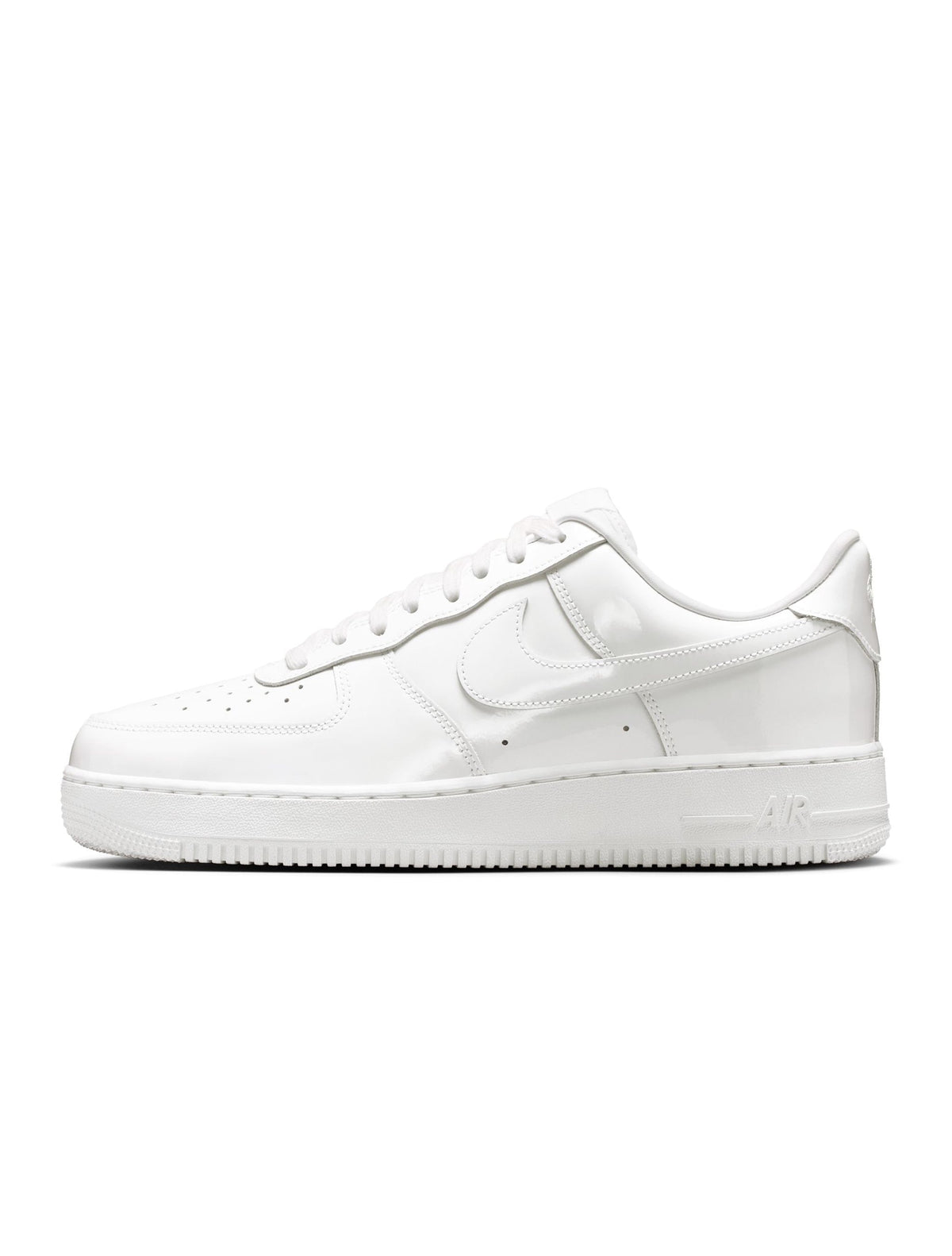 Nike Men's Air Force 1 '07 Premium white sneakers by Denim Exchange, side view