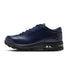 Nike men's Air Max Goadome Low Croc Skin footwear in midnight navy, featuring textured croc pattern and athletic design.