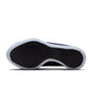 Nike Mens Book 2 Premium Eggplant Foamposite sneakers, purple men's footwear with a sleek design and textured surface.