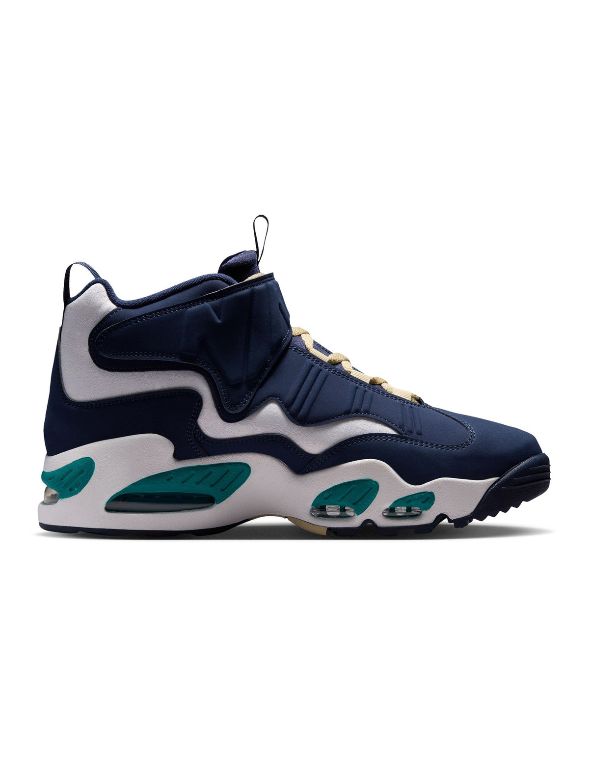 Nike Men's Air Griffey Max 1 sneakers in HBCU Swingman Classic style, featuring a vibrant colorway and sporty design.