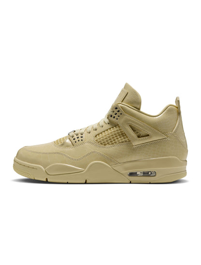 Men's Air Jordan 4 Retro J Balvin Amazonas sneakers in vibrant purple and green colorway, stylish footwear by Denim Exchange.