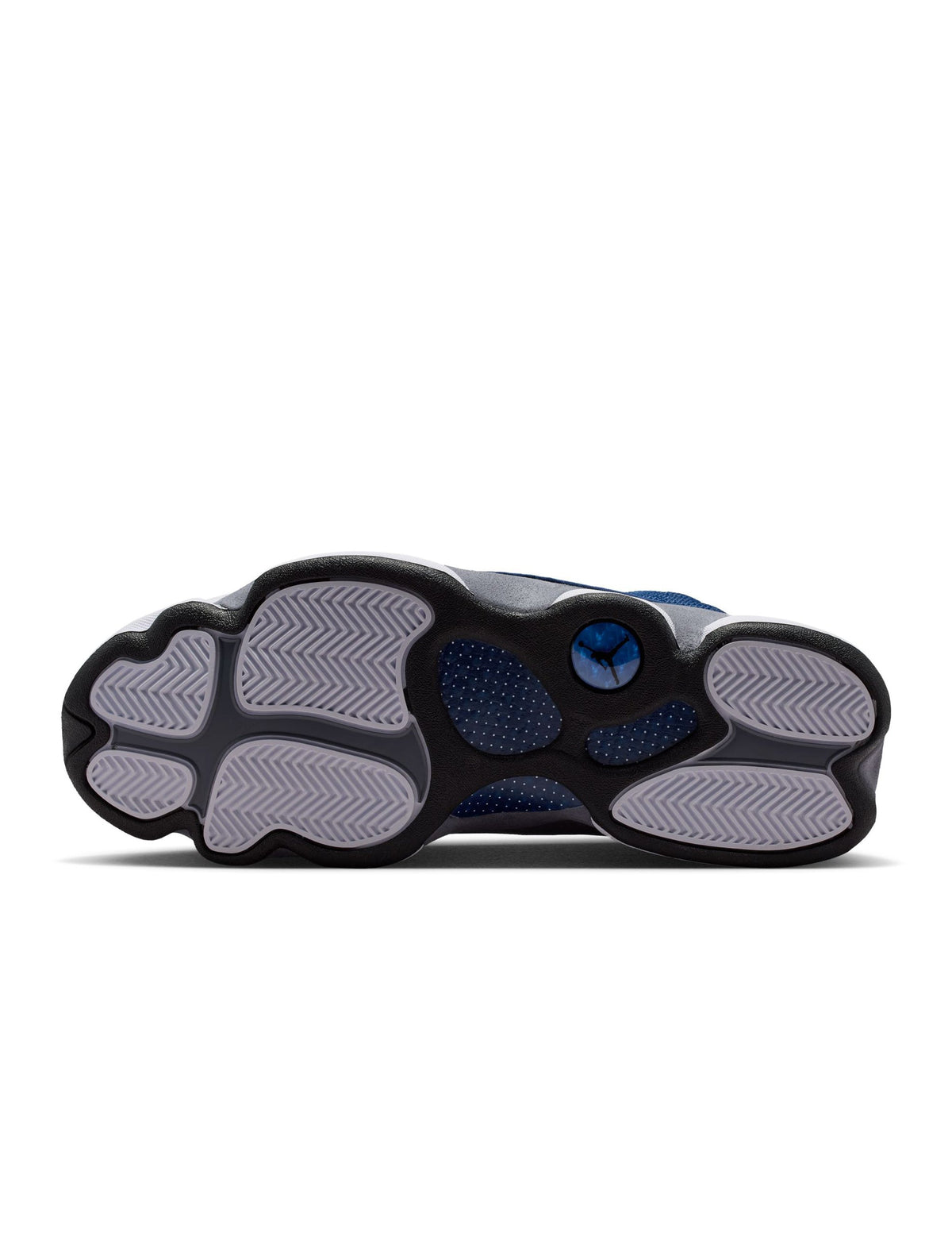 Men's Air Jordan 13 Retro Flint sneakers in black and grey leather with suede accents, showcasing iconic basketball shoe design.