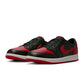 Denim Exchange Air Jordan Men's 1 Retro Low OG Banned black low-top sneakers with classic Jordan styling