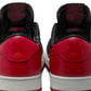 Air Jordan 1 Retro Low OG Banned men's footwear by Denim Exchange in black and red sneakers