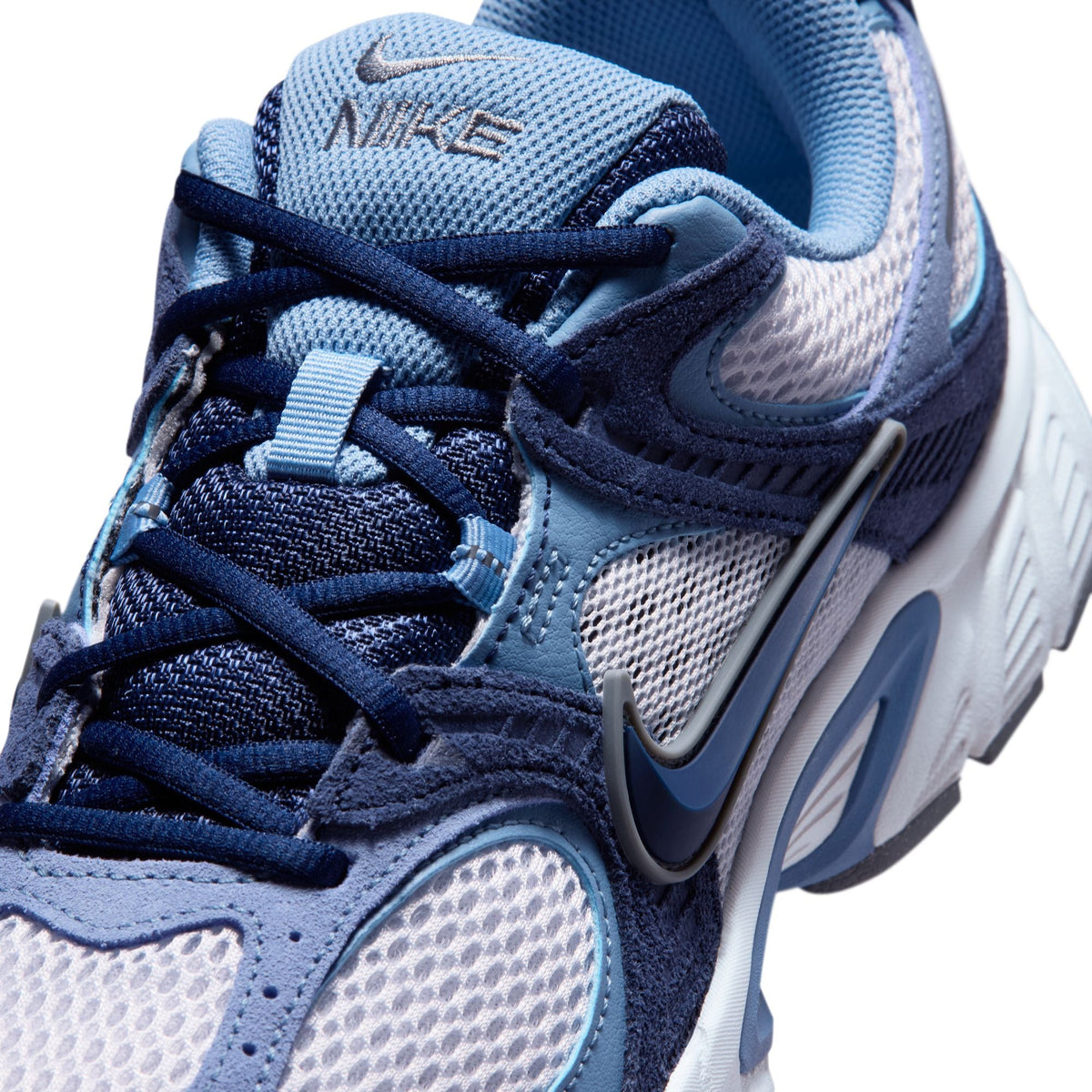 Nike men's V5 RNR Suede work blue footwear with suede upper and athletic design, ideal for casual or workwear.