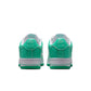 Nike Mens Air Force 1 Menta sneakers in white with mint green accents, showcased on a plain background.