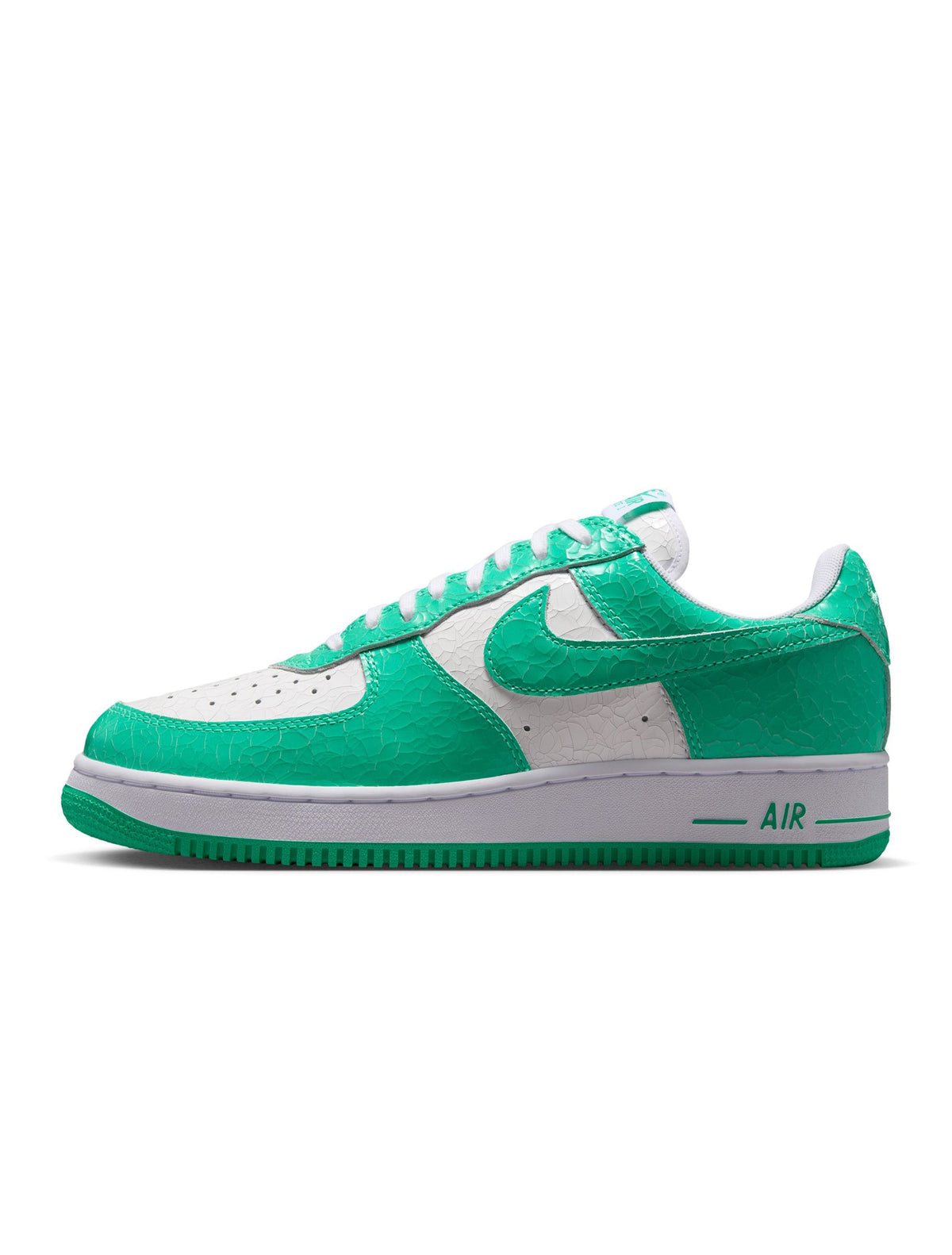 Nike Mens Air Force 1 Menta sneakers, stylish men's footwear with mint green accents, displayed on a plain background