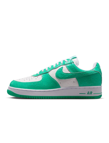 Nike Mens Air Force 1 Menta sneakers, stylish men's footwear with mint green accents, displayed on a plain background