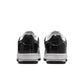 Nike men's Air Force 1 cracked leather sneakers in a detailed side view