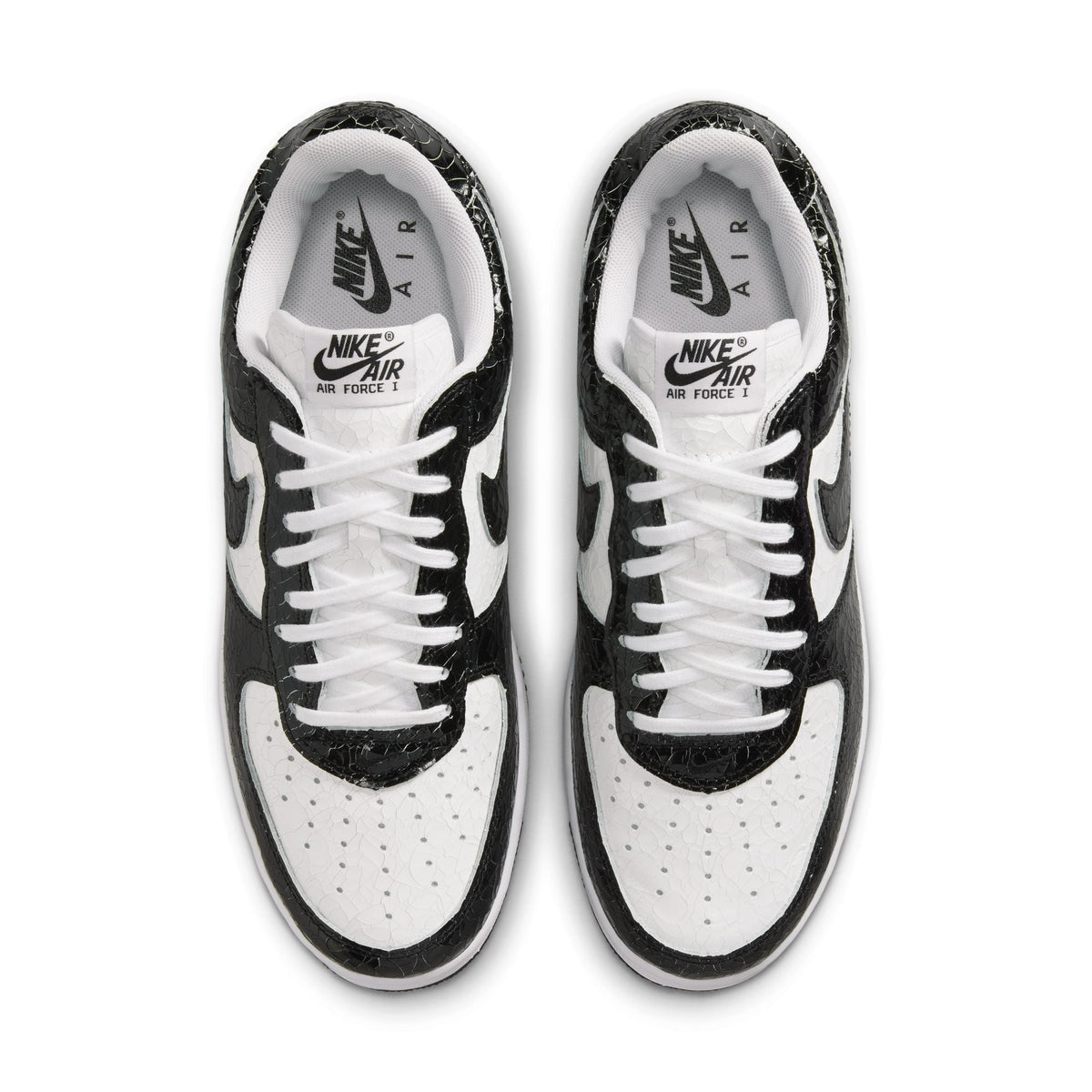 Nike Men's Air Force 1 cracked leather sneakers in men's footwear style