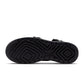 Black Nike Air Force 1 Luxe men's footwear with sleek design and premium leather details, shown on a plain background.