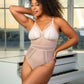 Mia Wire-Free Full Bust Bodysuit - Cameo Rose