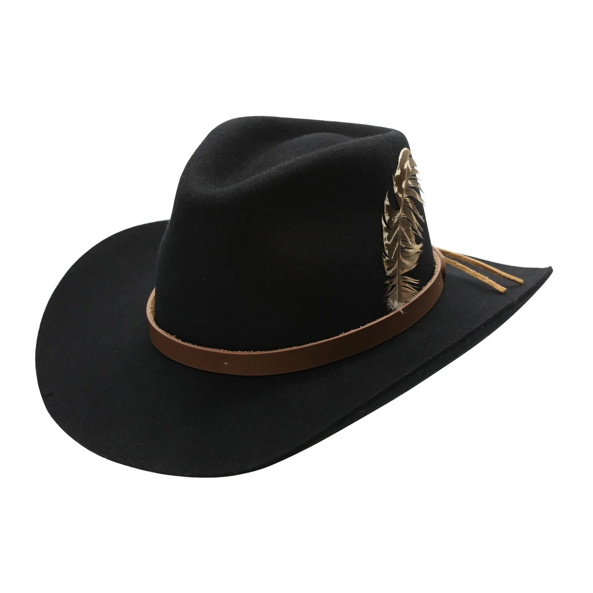 Peter Grimm Abner wool felt cowboy hat in a classic western style by HatCountry