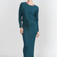 Sweater Rib Skirt- Teal