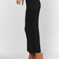 Sweater Rib Skirt- Black