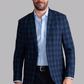 AIR Blazer // Navy Blue Plaid
