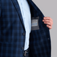 AIR Blazer // Navy Blue Plaid
