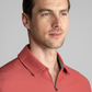 AIR Zip Polo Solid // Cinnabar