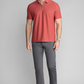 AIR Zip Polo Solid // Cinnabar