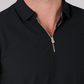 AIR Zip Polo Solid // Black
