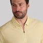 AIR Zip Polo Solid // Yellow