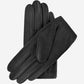 Alessa (black) - Classic Italian lambskin leather driving gloves & touchscreen feature
