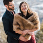 Brown Fur Shawl (Lilian LBrw03)