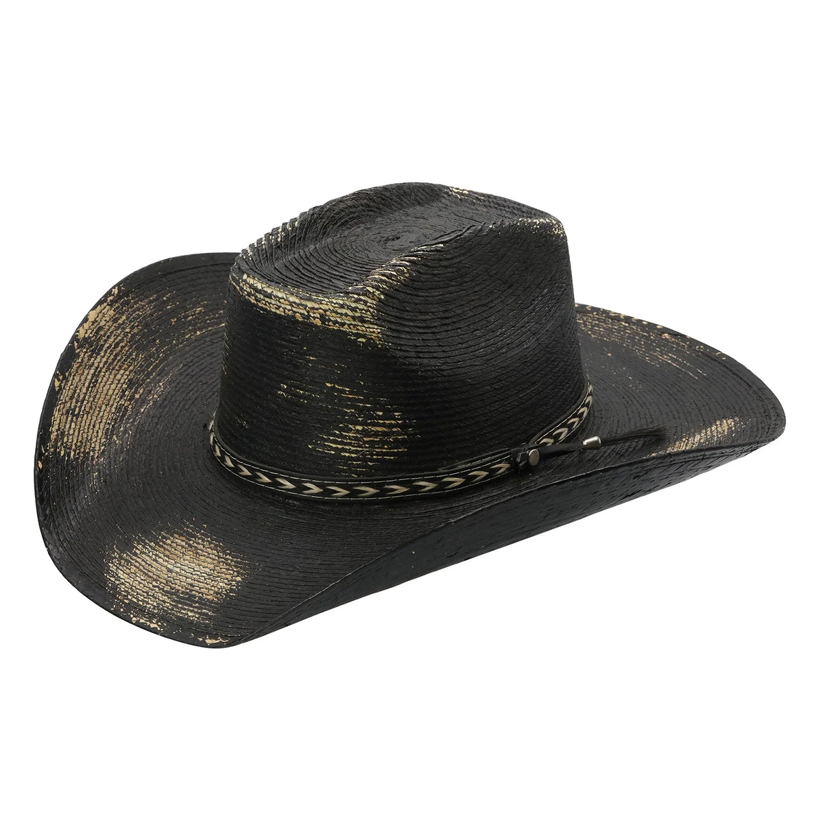 Peter Grimm Alibi straw cowboy hat in natural woven design by HatCountry