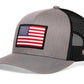 American Flag Trucker Hat  |  USA Snapback