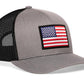 American Flag Trucker Hat  |  USA Snapback