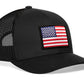 American Flag Trucker Hat  |  USA Snapback