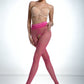 Amour Hip Lace Pink Bonbon Open Crotch Pantyhose 30DEN